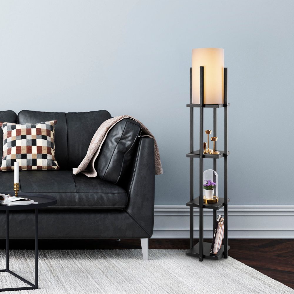 7111 - Crna Crna Podna Lampa slika 1