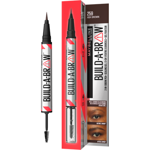 Maybelline New York Build-A-Brow 2 u 1 olovka za obrve i gel za fiksiranje 259 ash brown slika 4