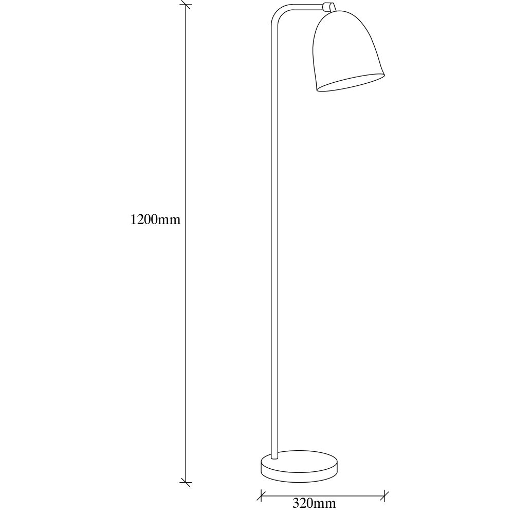 Tattoo - Crna Podna Lampa 4090 slika 5