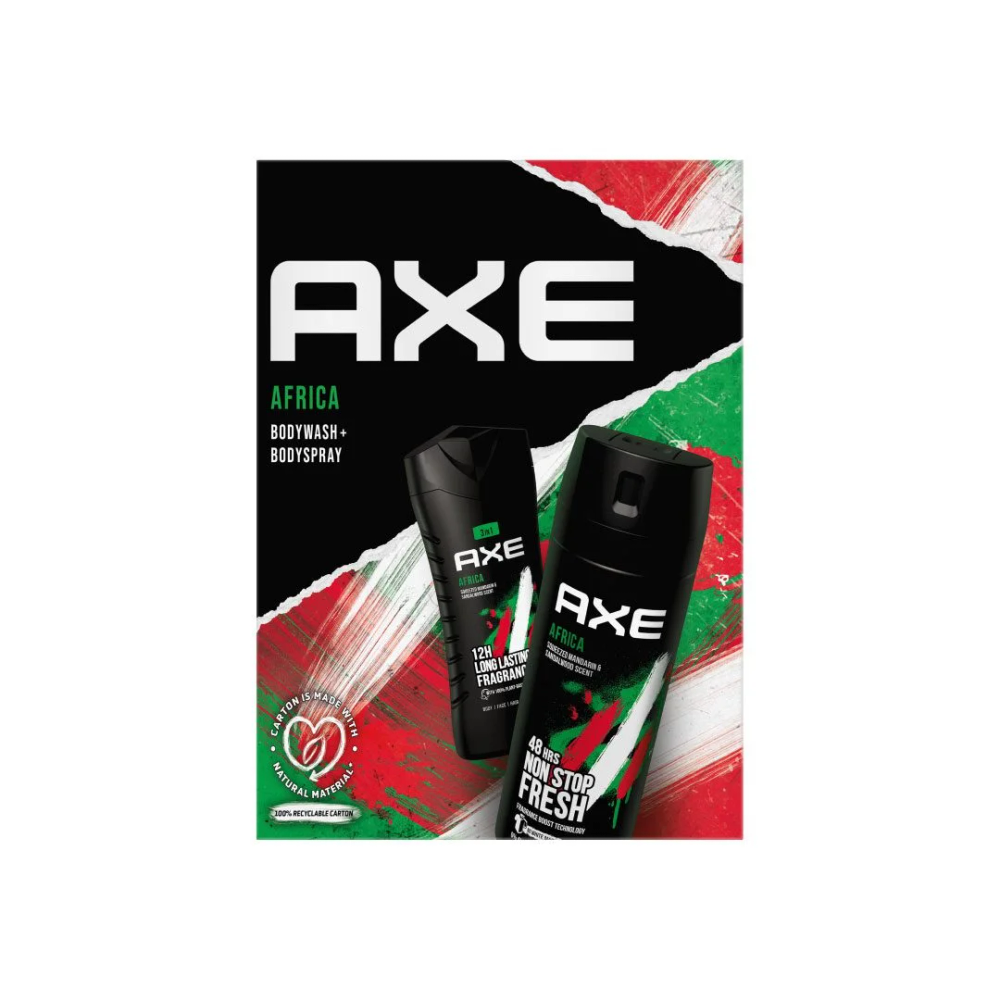 Axe Poklon set Africa (gel za tuširanje, dezodorans u spreju) slika 1