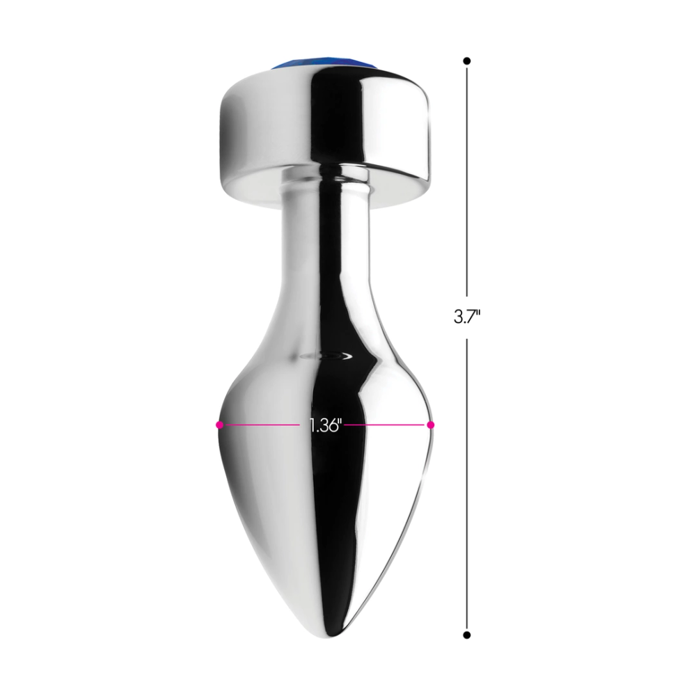 Plavi dragi kamen XR - Aluminijski anal čep slika 6