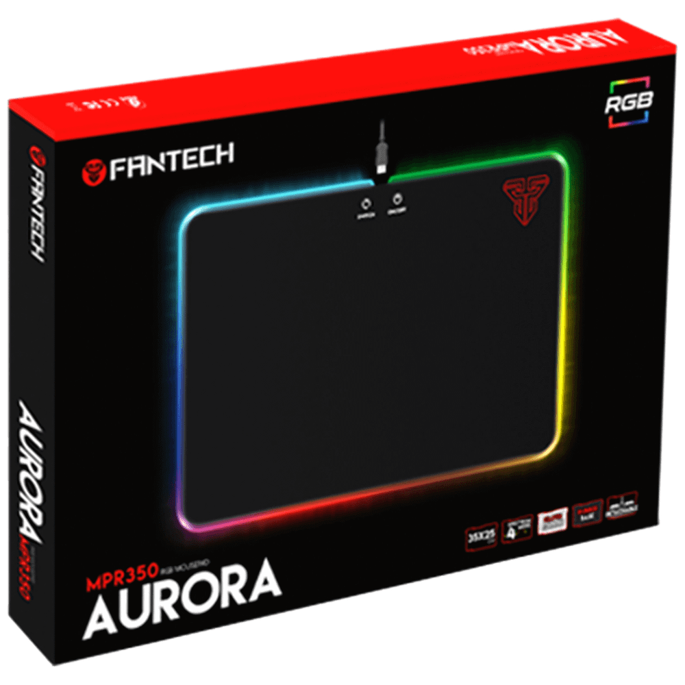 Fantech Podloga za miš, 355 x 255 x 6 mm, RGB - MPR350 Aurora slika 2