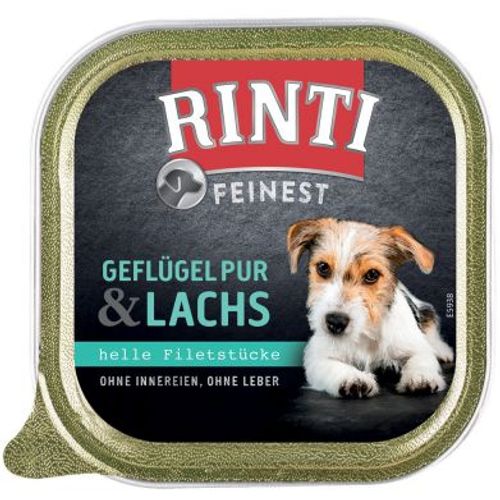 RINTI Finest mit Geflugel&Lachs, hrana za pse sa peradi i lososom, 150 g slika 1