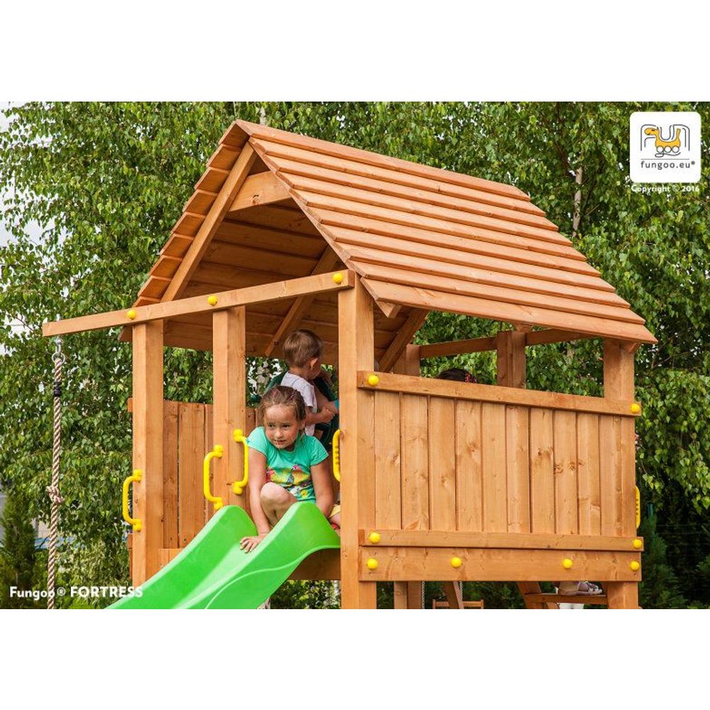 Fungoo MAXI Set JOYFULL CASTLE - Drveno dječije igralište slika 4