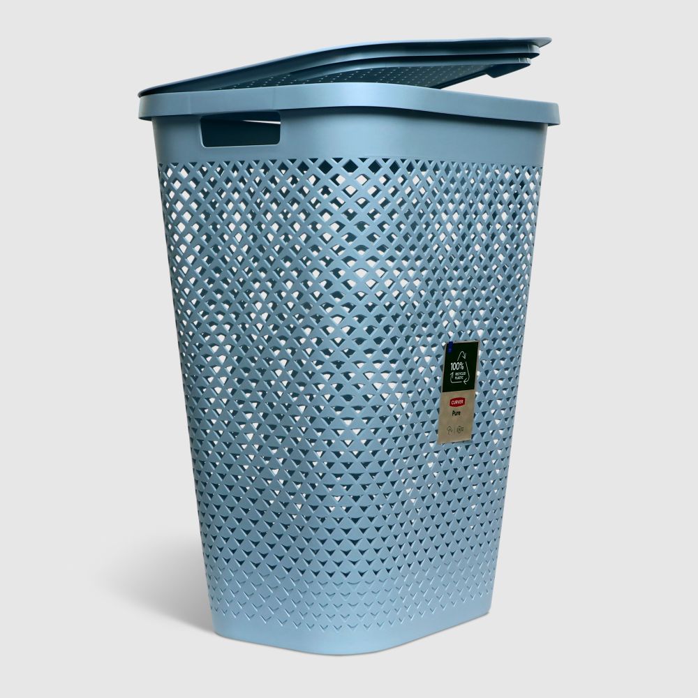 Curver korpa za veš 55L plava PURE  slika 2