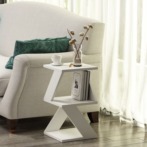 Albeni - White White Side Table slika 2