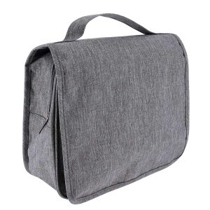 Tendance toaletna torbica heather sa preklopnim poklopcem, siva