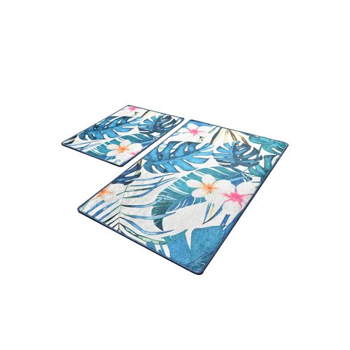 Exotic Multicolor Bathmat Set (2 Pieces) slika 2