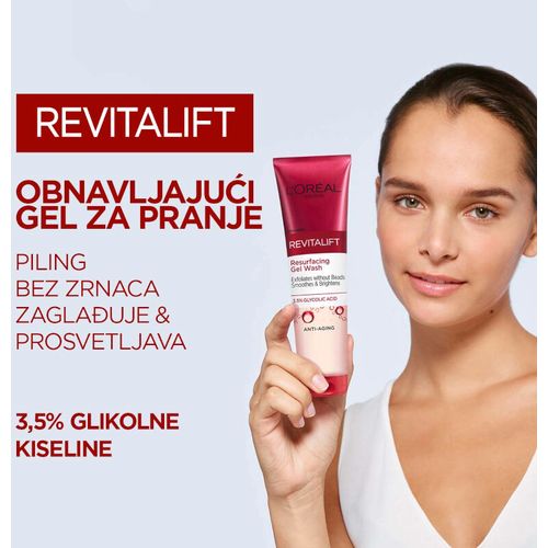L'Oreal Paris Revitalift gel za čišćenje lica sa glikolnom kiselinom 150ml slika 4