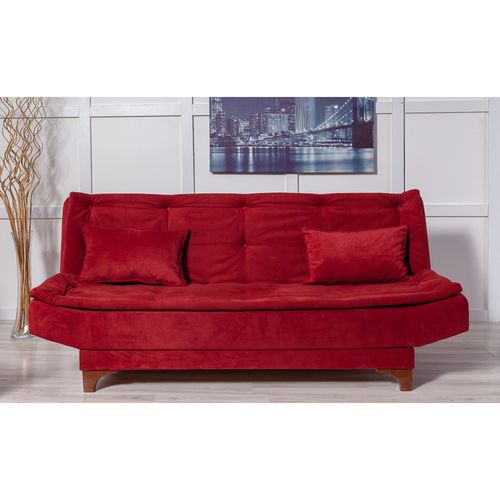 Kelebek TKM2-0101 Claret Red Sofa-Bed Set slika 3