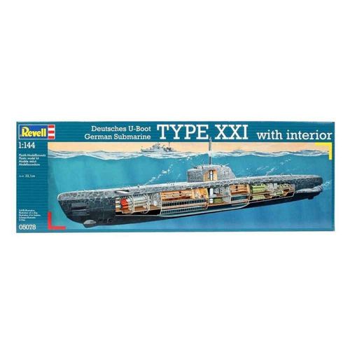 Revell Maketa U-Boat Xxi Typeb W.Interieur 150 slika 1