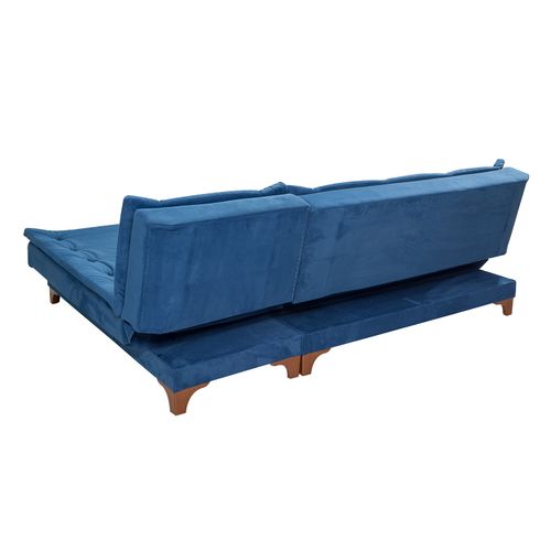 Kelebek Corner Right - Dark Blue Dark Blue Corner Sofa-Bed slika 7