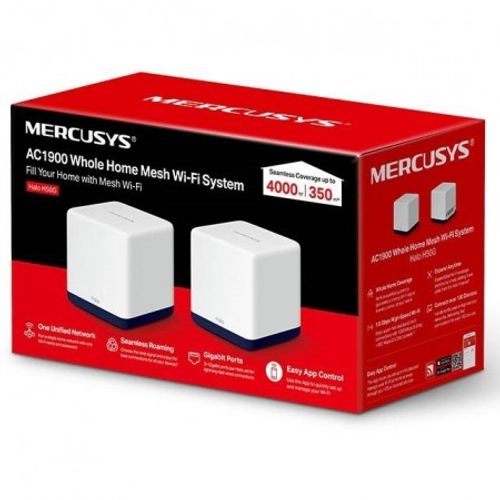 Mercusys Halo H50G (2-PACK) AC1900 Whole Home Mesh Wi-Fi System slika 3