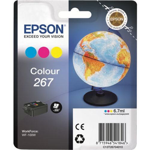 EPSON Ink CMY WorkForce WF-100W C13T26704010 slika 1