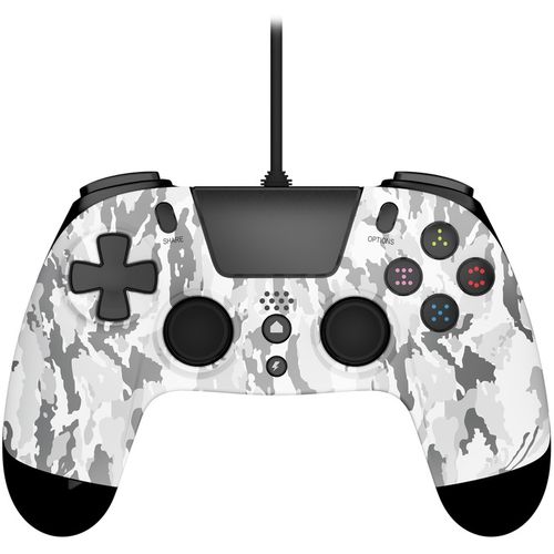 GIOTECK – VX4 PREMIUM WIRED CONTROLLER ARTIC CAMO FOR PS4&amp;PC MUL slika 3