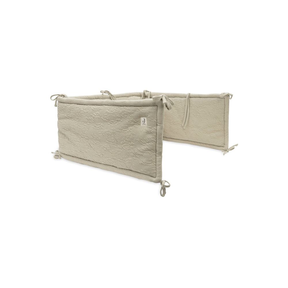 Jollein Ogradica za krevetić Soft Waves 180x30cm, Olive Green slika 1