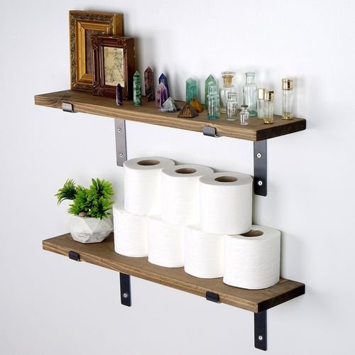 LAM004 Black
Walnut Decorative Wooden Wall Shelf slika 1