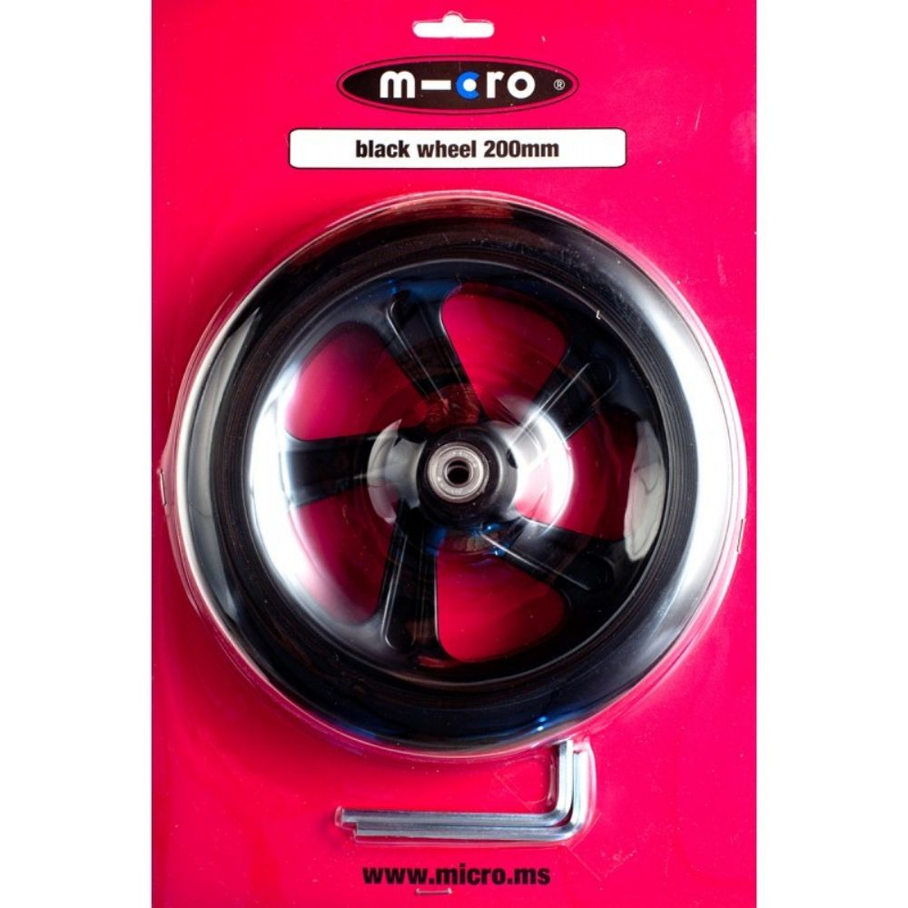 MICRO Točak 200 mm Crni slika 1