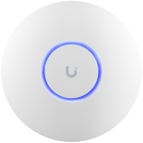 Ubiquiti U6+ access point. WiFi 6 model with throughput rate of 573.5 Mbps at 2.4 GHz and 2402 Mbps at 5 GHz. No POE injector included. UI recommends U-POE-AF or POE switch slika 1