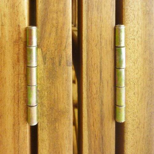Sobna Pregrada/Luk s 4 Panela Masivno Drvo Akacije 160x170 cm slika 21