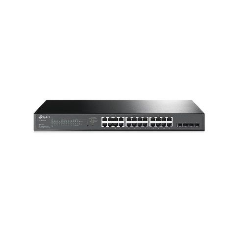 Switch TP-LINK TL-SG2428P Gigabit 28x RJ-45 1Gbps Smart 24x POE+ 4xSFP Rackmount metalno kuciste slika 1