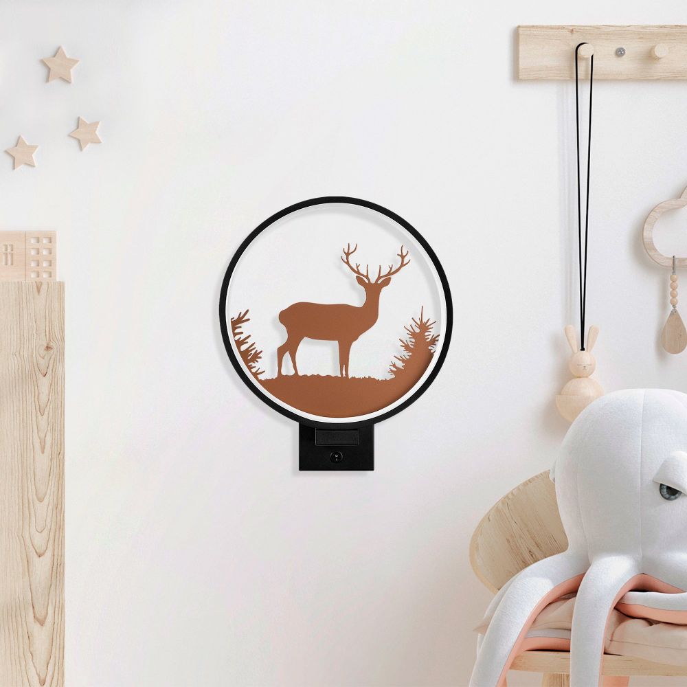 Zidna Lampa XMAS23 - Crna i Bakrena slika 2