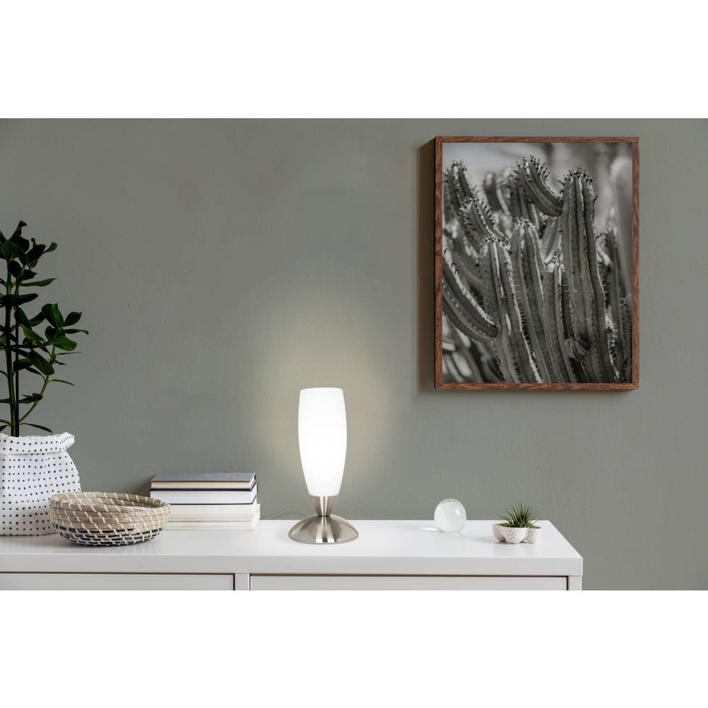 Eglo Slim stolna lampa/1 h220 nikl-mat/bijela  slika 5