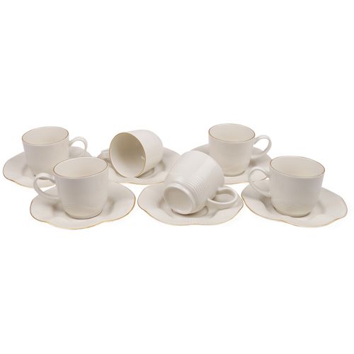 Set porculanskih šalica za čaj ARLEY, 12-dijelni slika 4