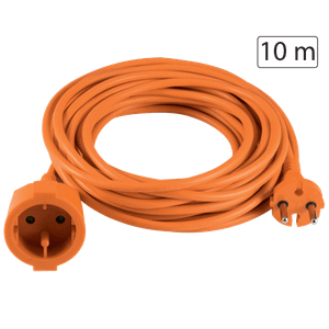 home Produžni strujni kabl 1 utičnica, 10m, H05VV-F, orange - NV 4-10/OR/1,5
