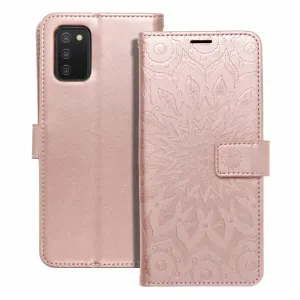 MEZZO Book case za SAMSUNG GALAXY A03s mandala rose gold