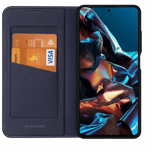DUX DUCIS Skin X2 – preklopna torbica za Redmi Note 12 Pro 5G plava slika 1
