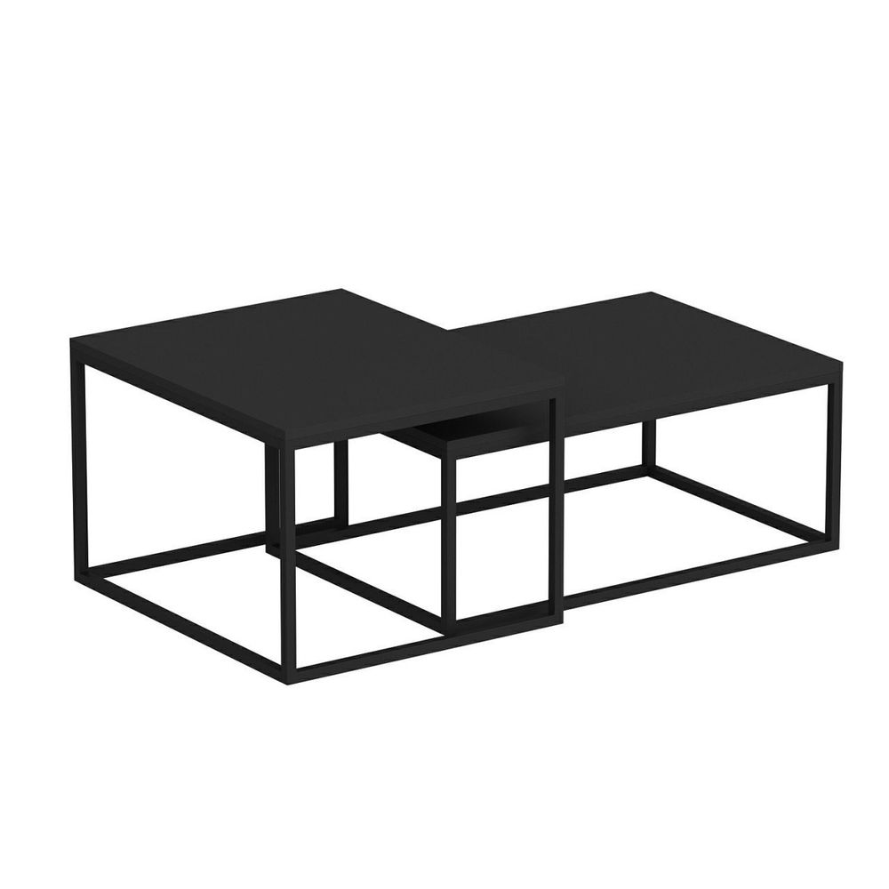 Leka - Crni Nesting Sto (2 Komada) slika 3