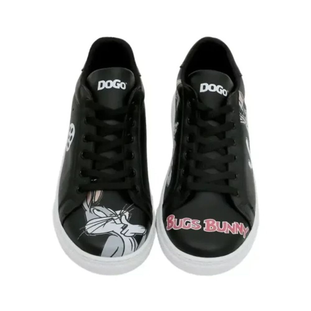 DOGO Ženske patike Ace Sneakers Whats Up Doc? Bugs Bunny Crne slika 1