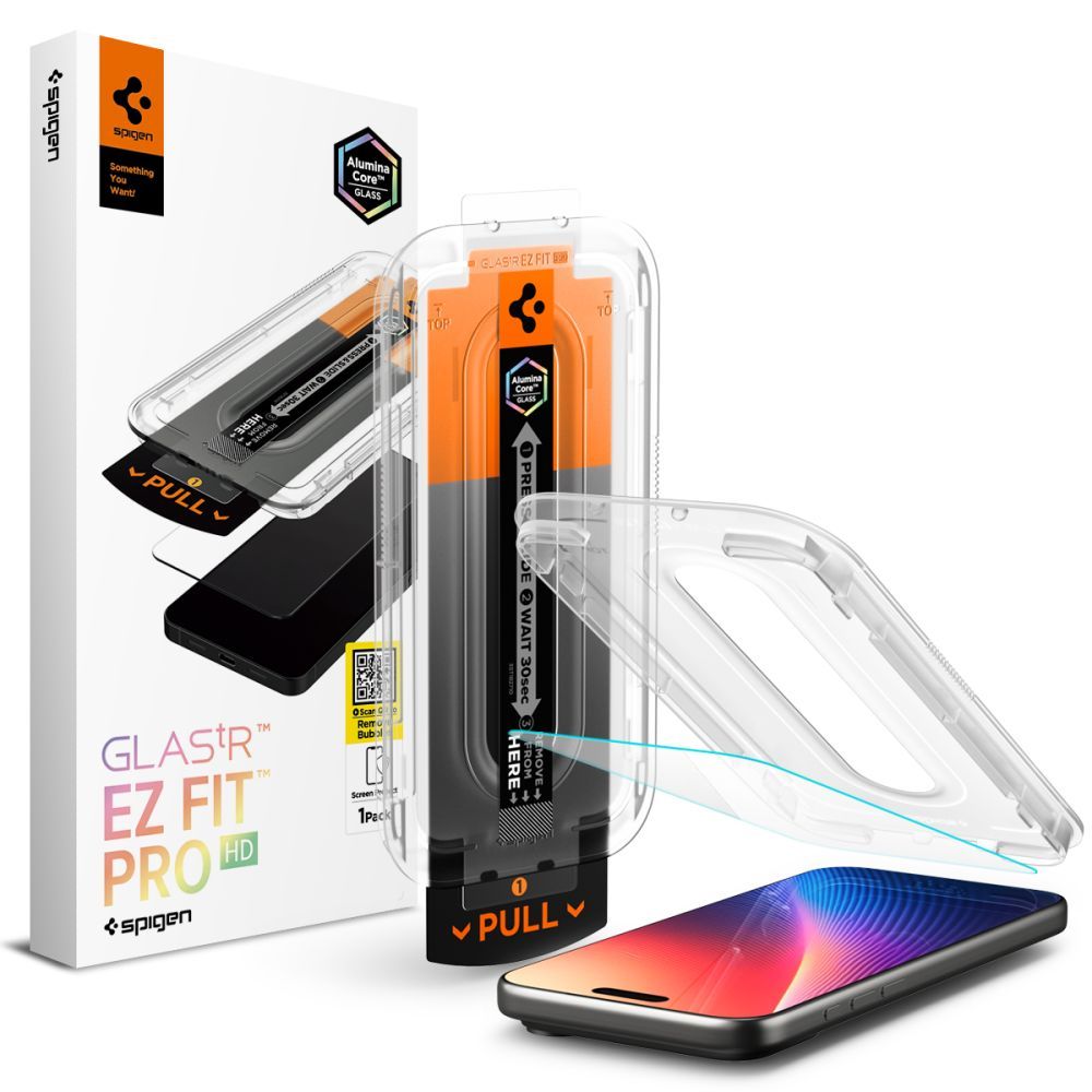 Spigen Glas.tR EZ Fit Pro kaljeno staklo za iPhone 16 Pro Max/17 Pro Max - clear slika 1