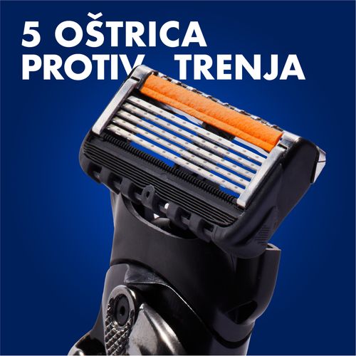 Gillette Proglide sistemski brijač + dopuna + Fusion Sensitive gel 200ml sa neseserom  slika 3