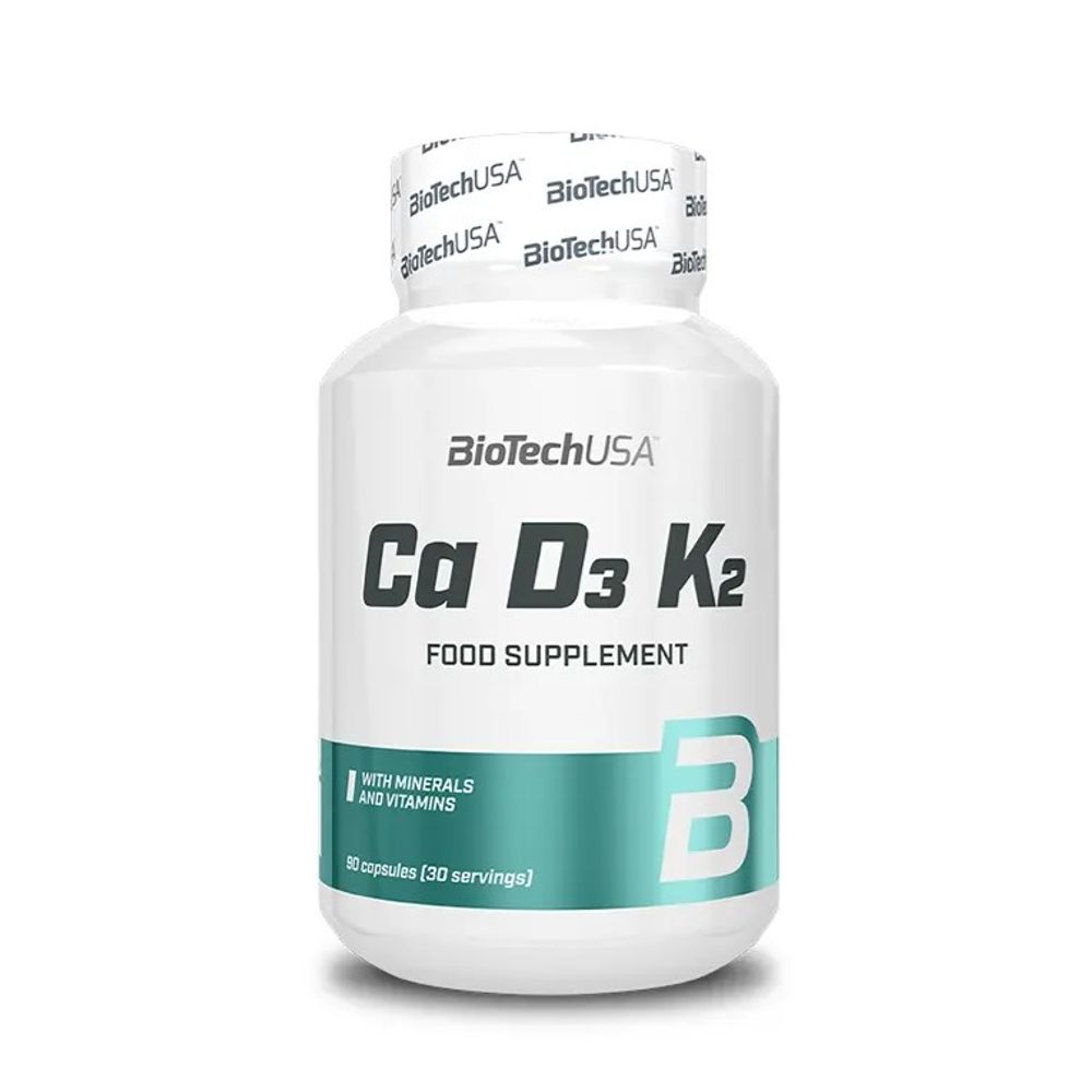 BioTechUSA Ca D3 K2 - 90 Kapsula slika 1