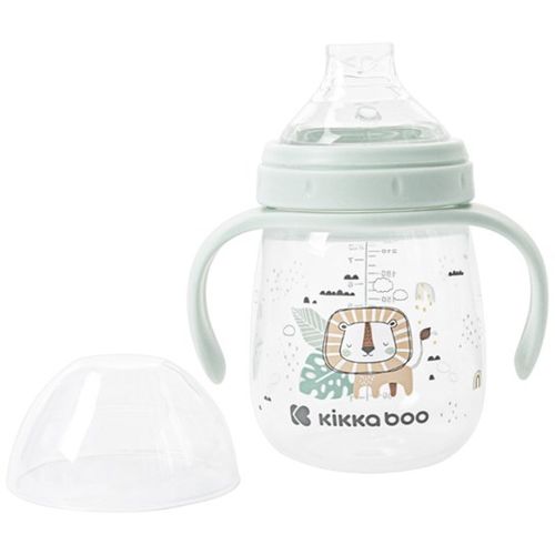 Kikka Boo Flašica/Čaša sa silikonskim grlom Savanna 240ml 6m+ Mint slika 2