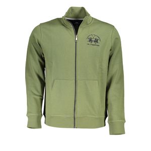 LA MARTINA MEN'S GREEN ZIP SWEATSHIRT