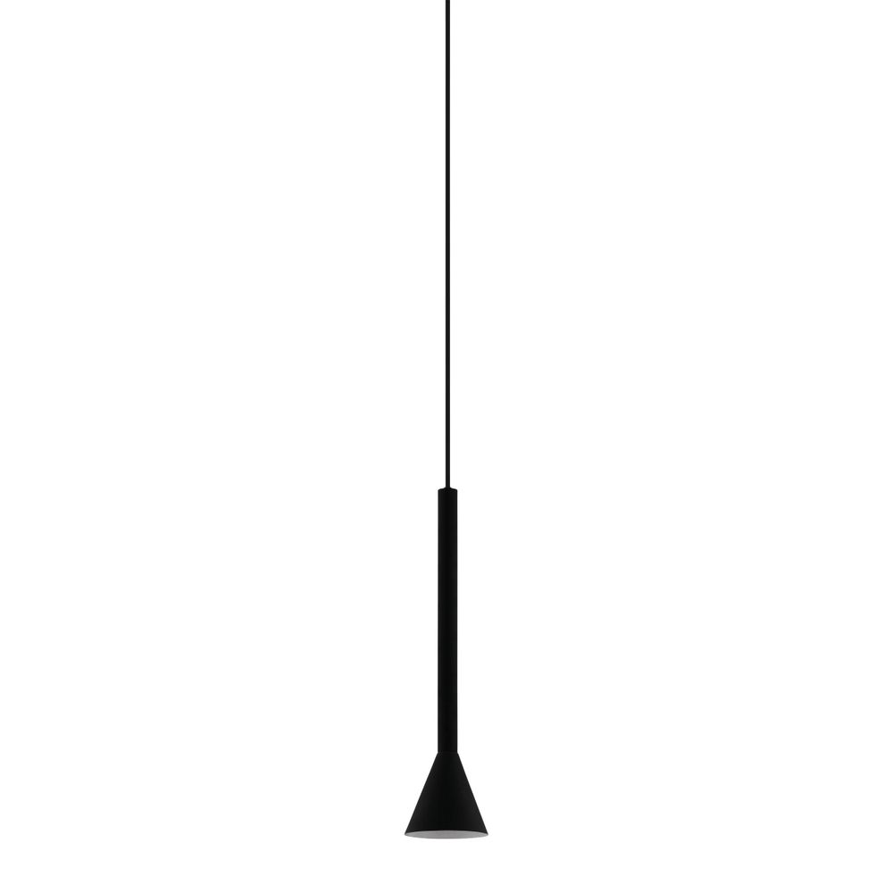 Eglo viseća lampa tb cortaderas gu10 1x8w crno/crno v:1100mm o85mm slika 1