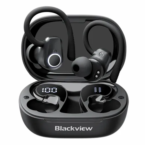 Blackview AirBuds 60 Black/BT 5.3/USB Type-C/IPX4 Bubice sa zakačkom za uši  slika 1