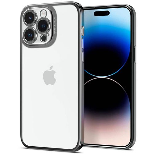 SPIGEN OPTIK CRYSTAL ZA IPHONE 14 PRO CHROME GREY slika 1