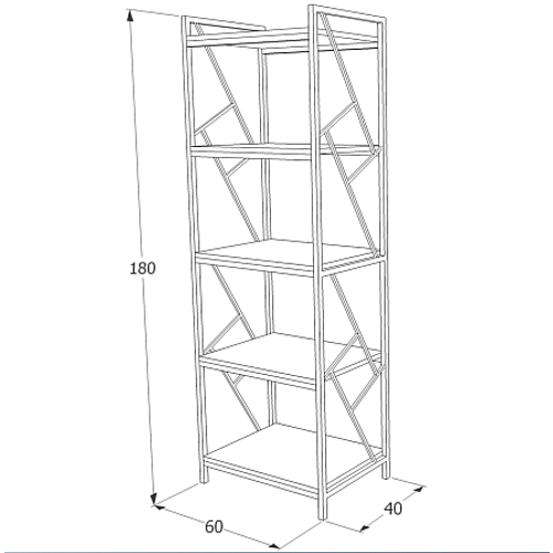 Regal TABLO R5 - MDF slika 2