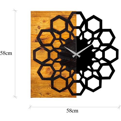 Wallity Ukrasni drveni zidni sat, Wooden Clock 30 slika 7