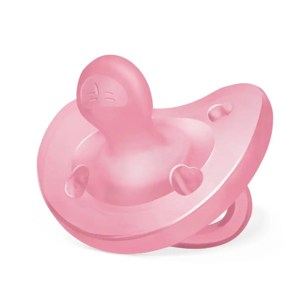 Chicco Duda varalica PhysioForma Soft 6-16m - Silikon, Pink slika 1