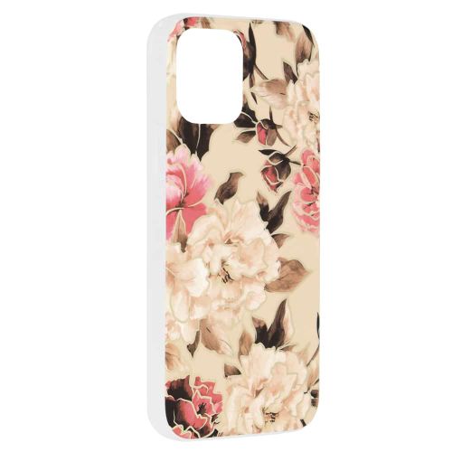 Techsuit Marble Series maska za iPhone 12 Mary Berry Nude slika 2