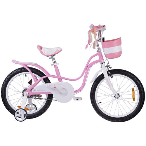RoyalBaby bicikl 18″ Little Swan Pink slika 2