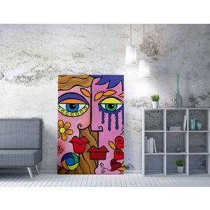 Dekorativna Slika na Platnu WY211 (50 x 70 cm) - Višebojna