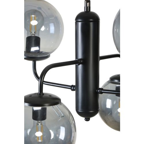 Pekin 4 Lü Siyah Füme Camlı Avize Black
Fume Chandelier slika 5