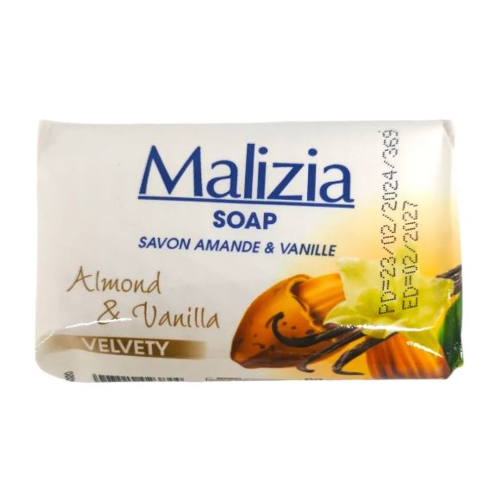 Malizia Sapun čvrsti Almond & Vanilla 90gr slika 1