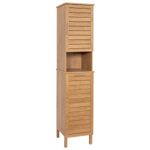 Tendance kupaonski ormarić Colonial, 2 vrata + 1 polica + 1 ugrađena košara za rublje 173x38x36 cm, MDF